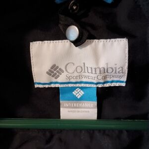 Waterproof Interchangeable Black Columbia Jacket